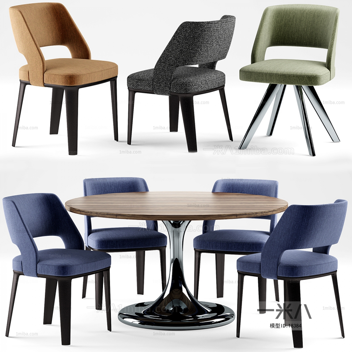 Modern Nordic Style Dining Table And Chairs