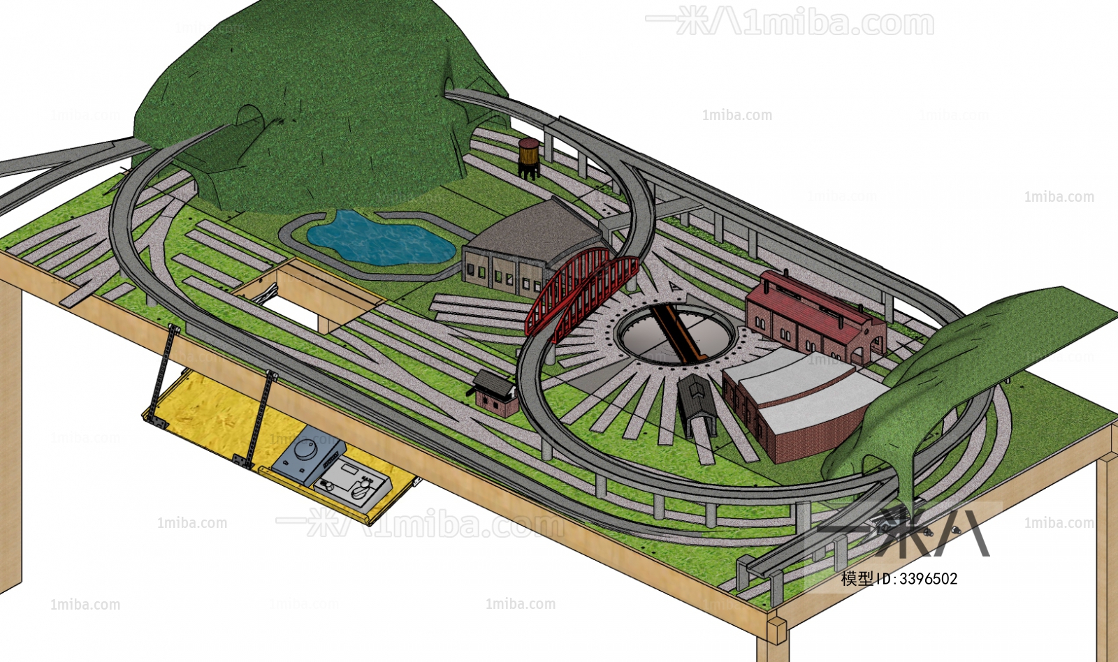 Modern Architectural Bird's-eye View Planning