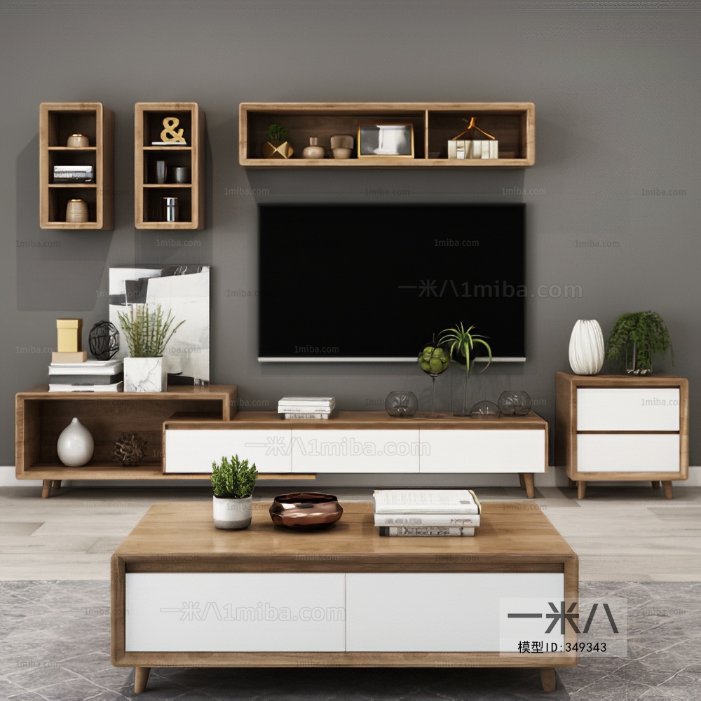 Nordic Style TV Cabinet