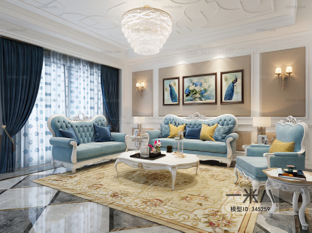 European Style Sofa Combination