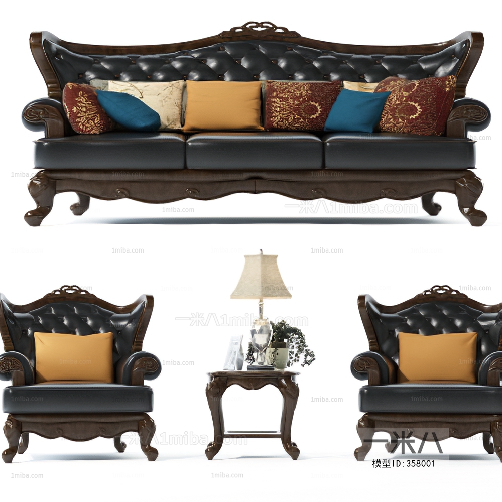 European Style Sofa Combination