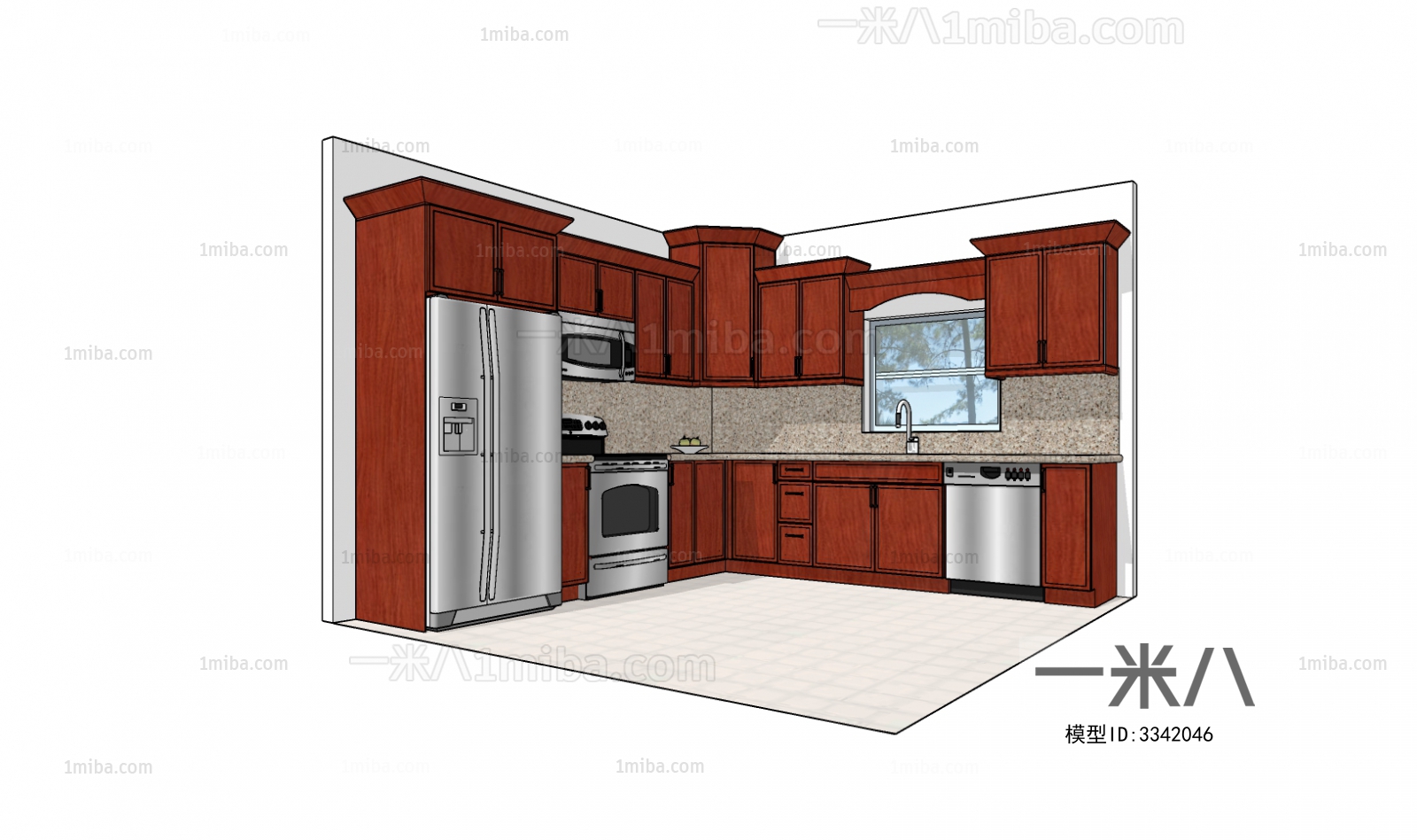 American Style Kitchen Cabinet