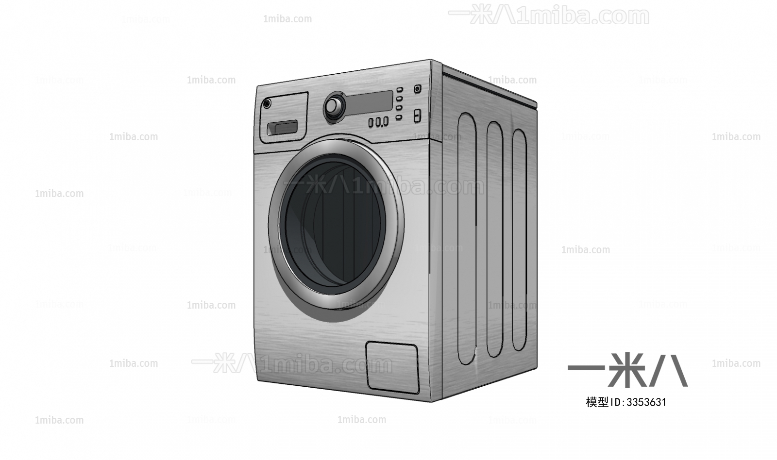 cad 自动洗衣机设计图__传统文化_文化艺术_设计图库_昵图网nipic.com