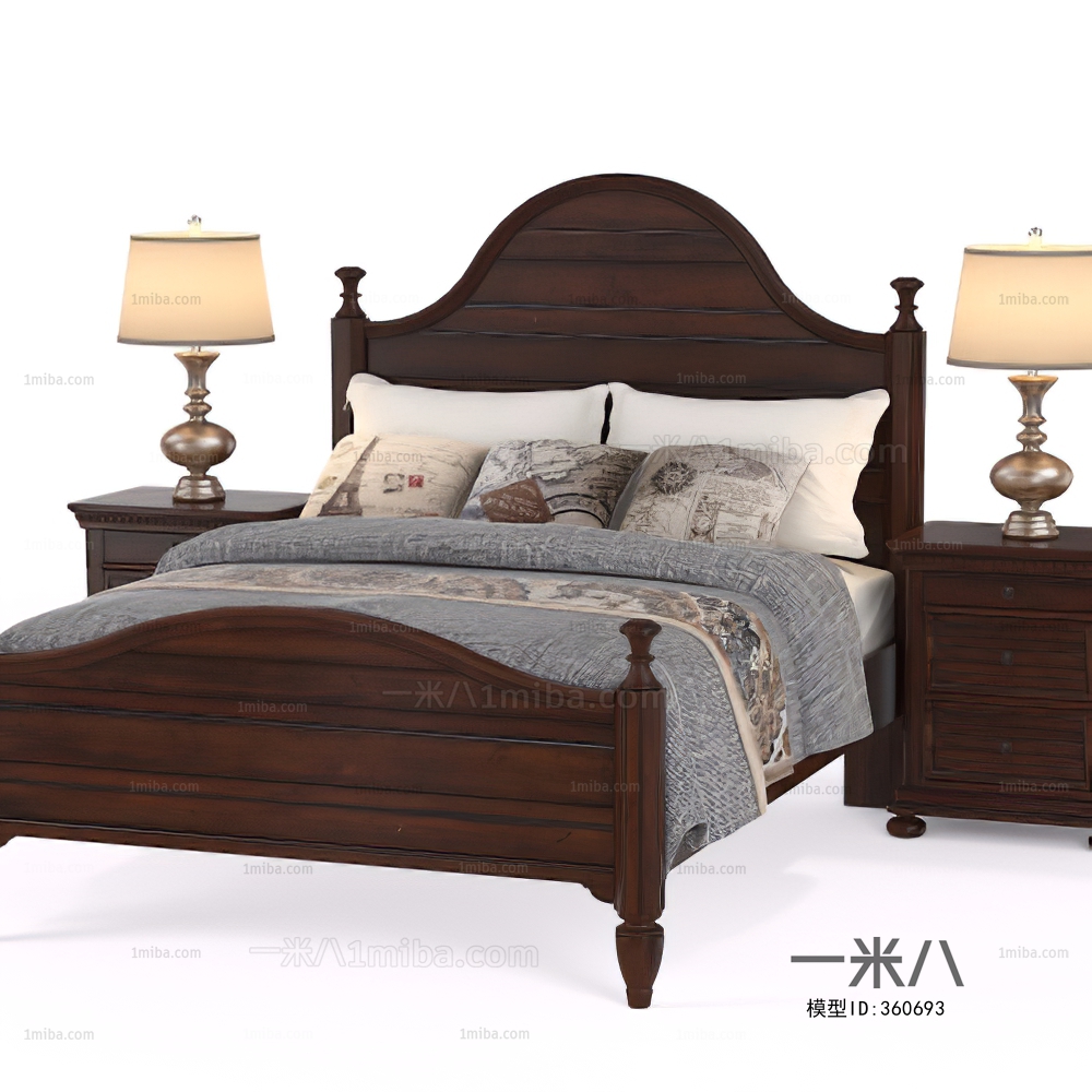 American Style Double Bed