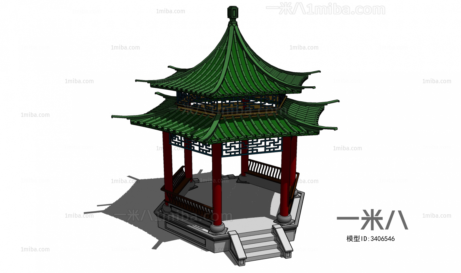 Chinese Style Ancient Architectural Buildings