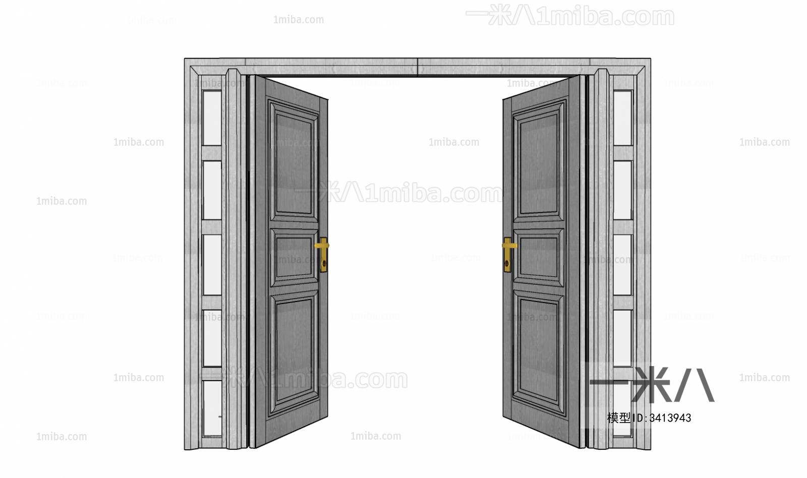 Modern Double Door