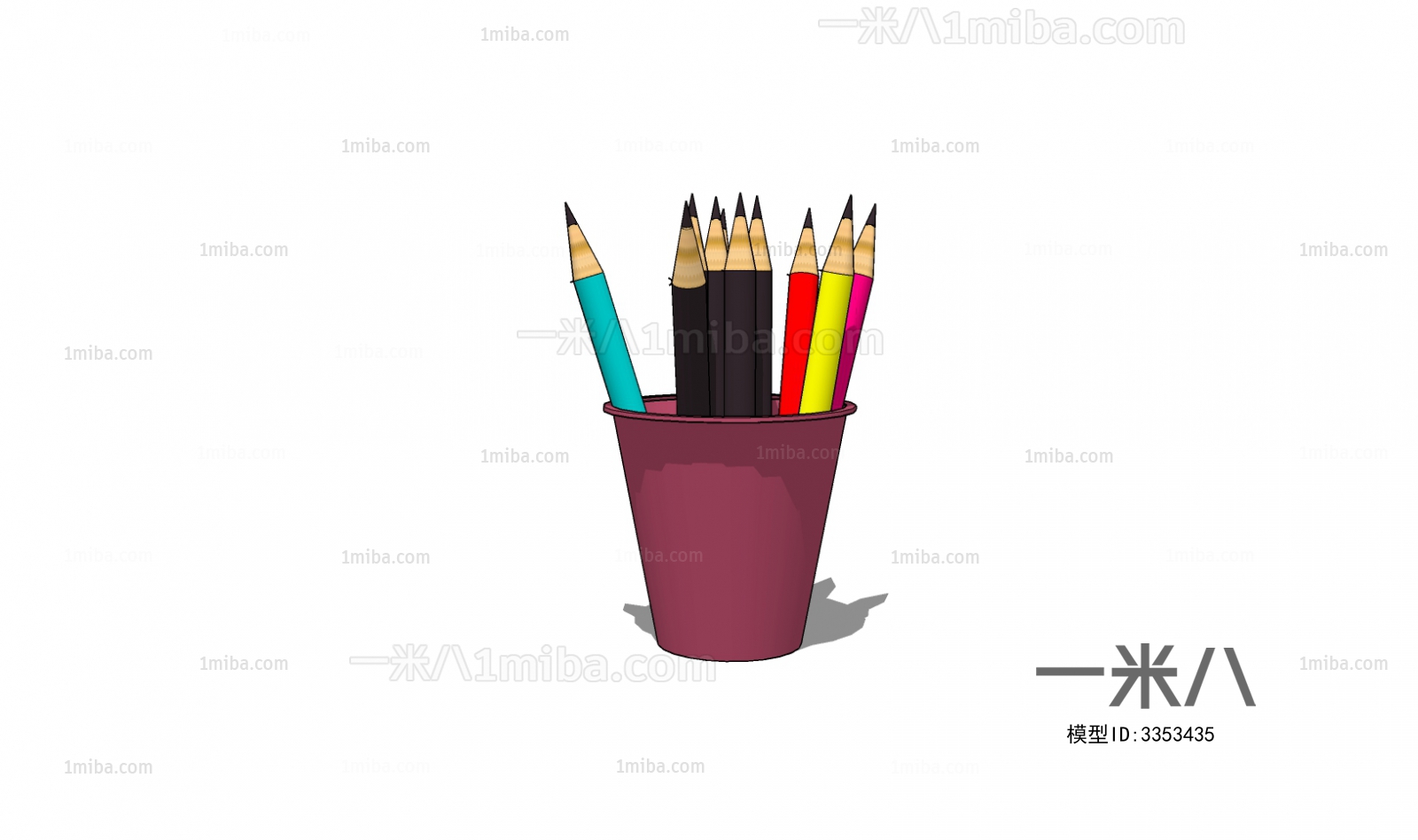 现代铅笔筒
