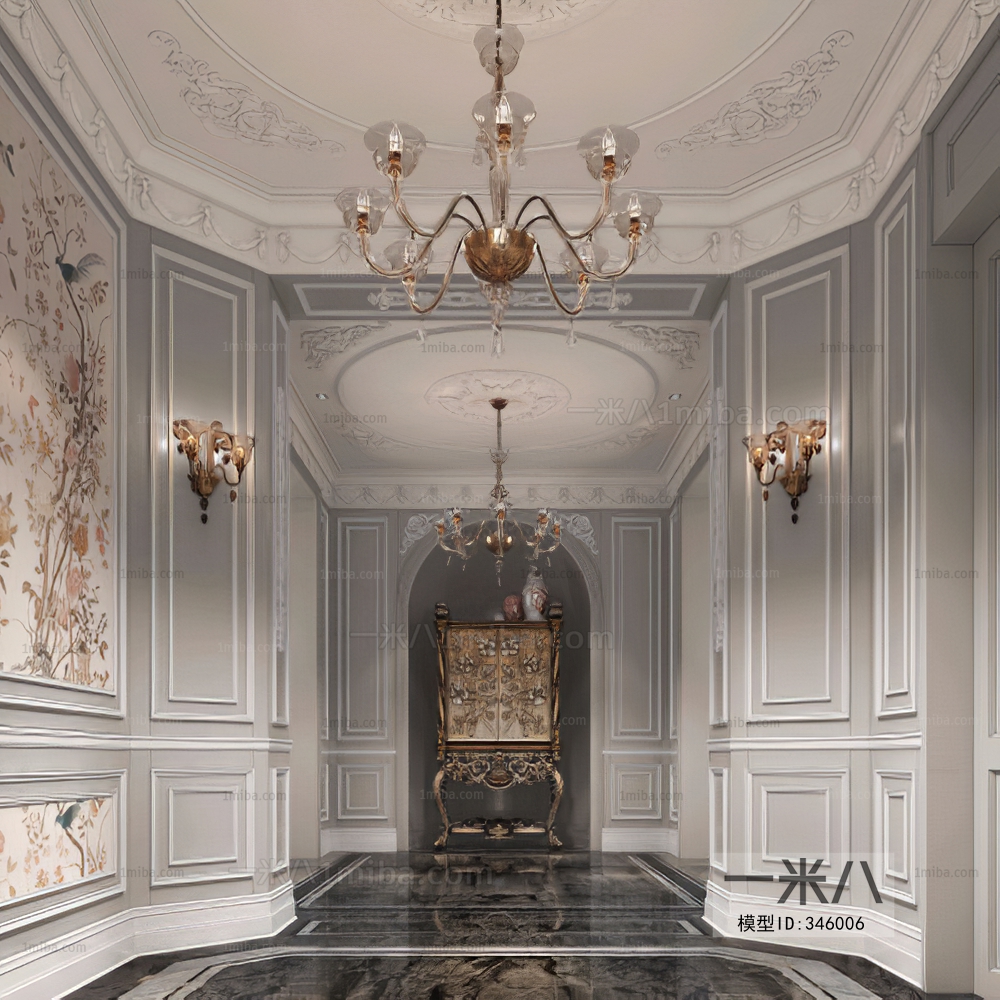 French Style Hallway