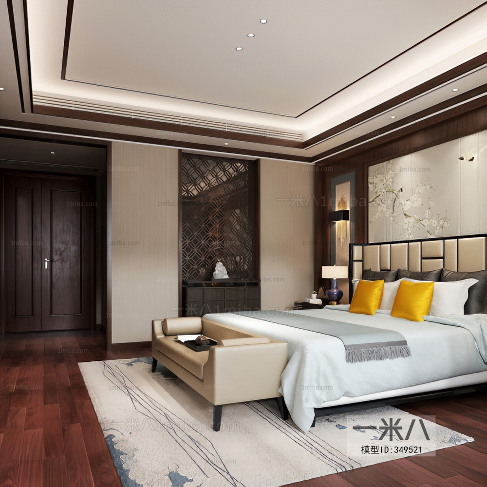 New Chinese Style Bedroom