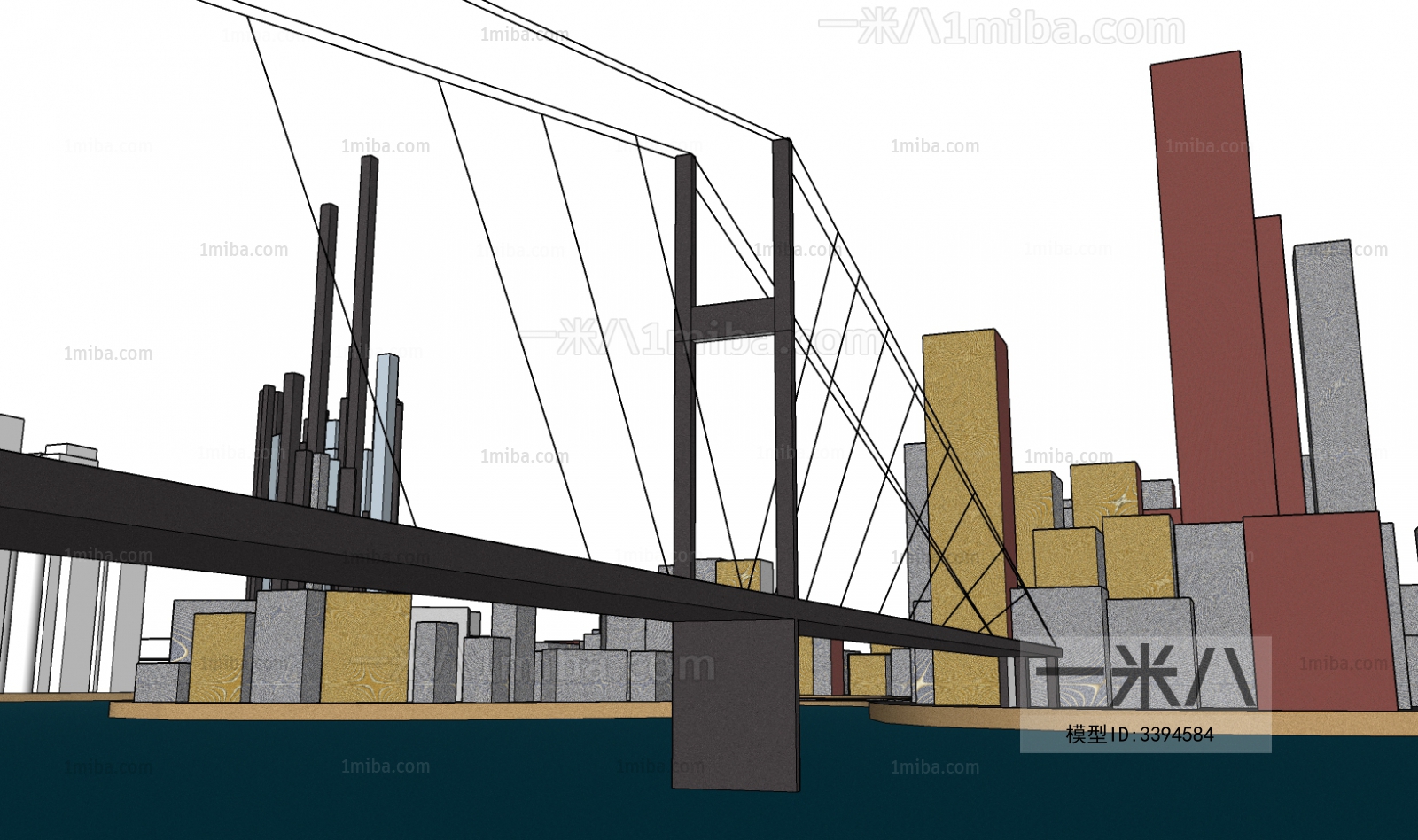 Modern Architectural Bird's-eye View Planning