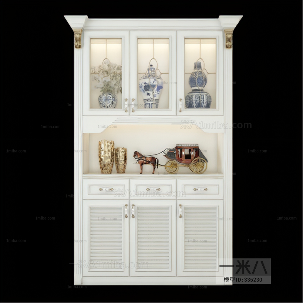 European Style Shoe Cabinet