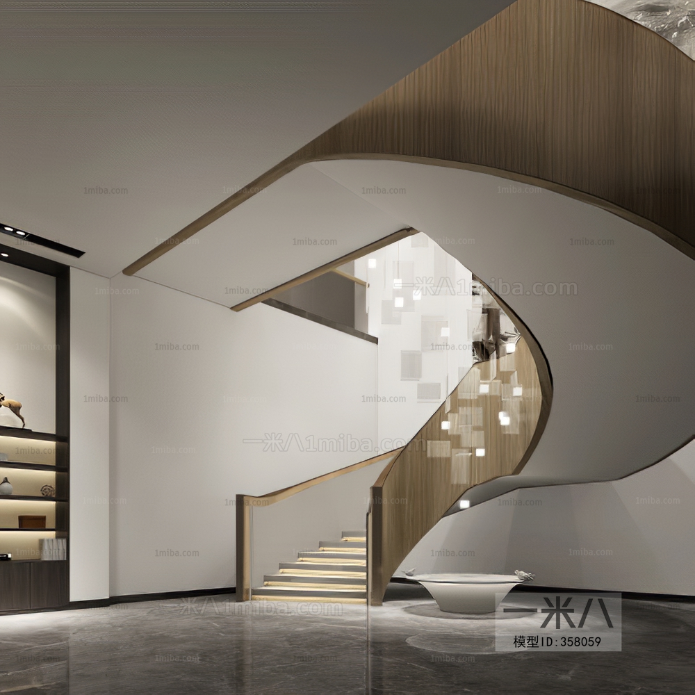 Modern Stair Balustrade/elevator