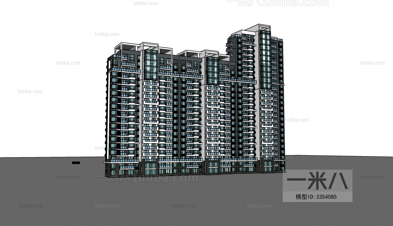 Modern Architectural Bird's-eye View Planning