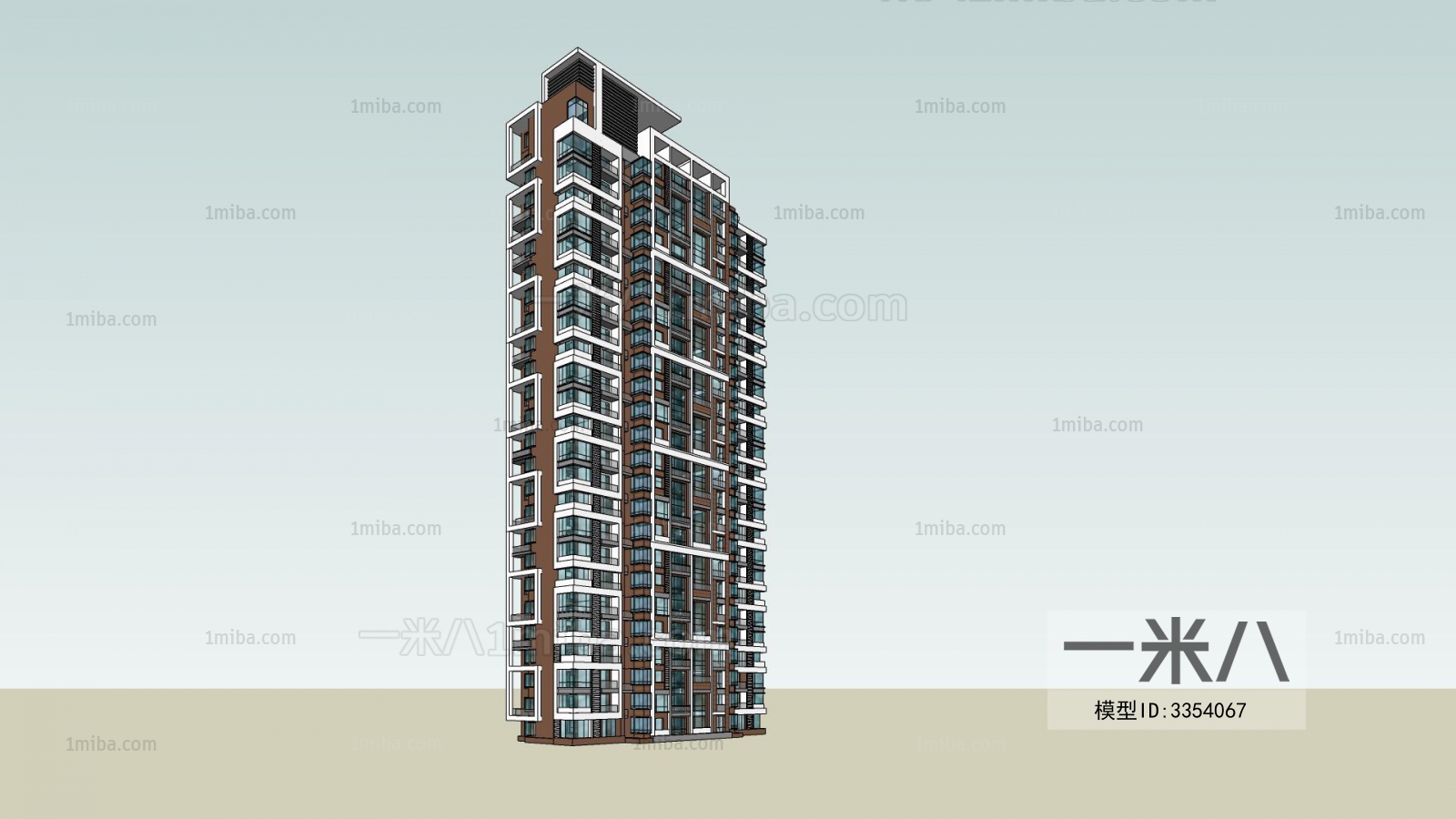 现代高层建筑外观