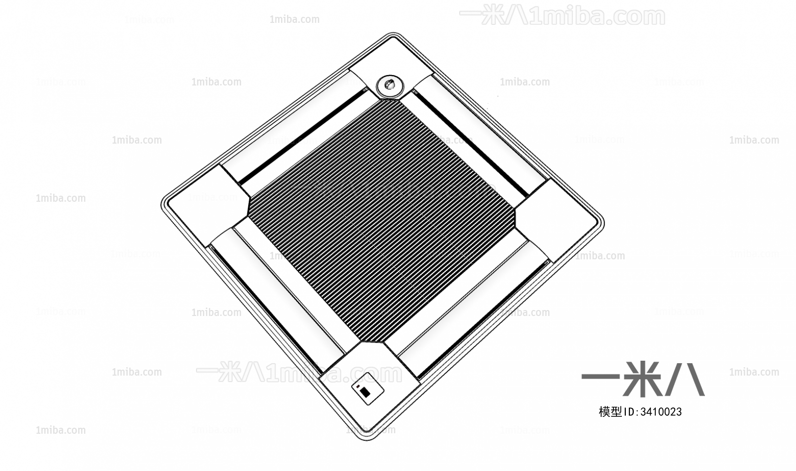 现代空调出风口