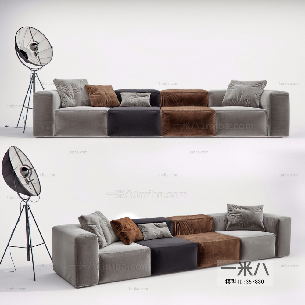 Modern Multi Person Sofa