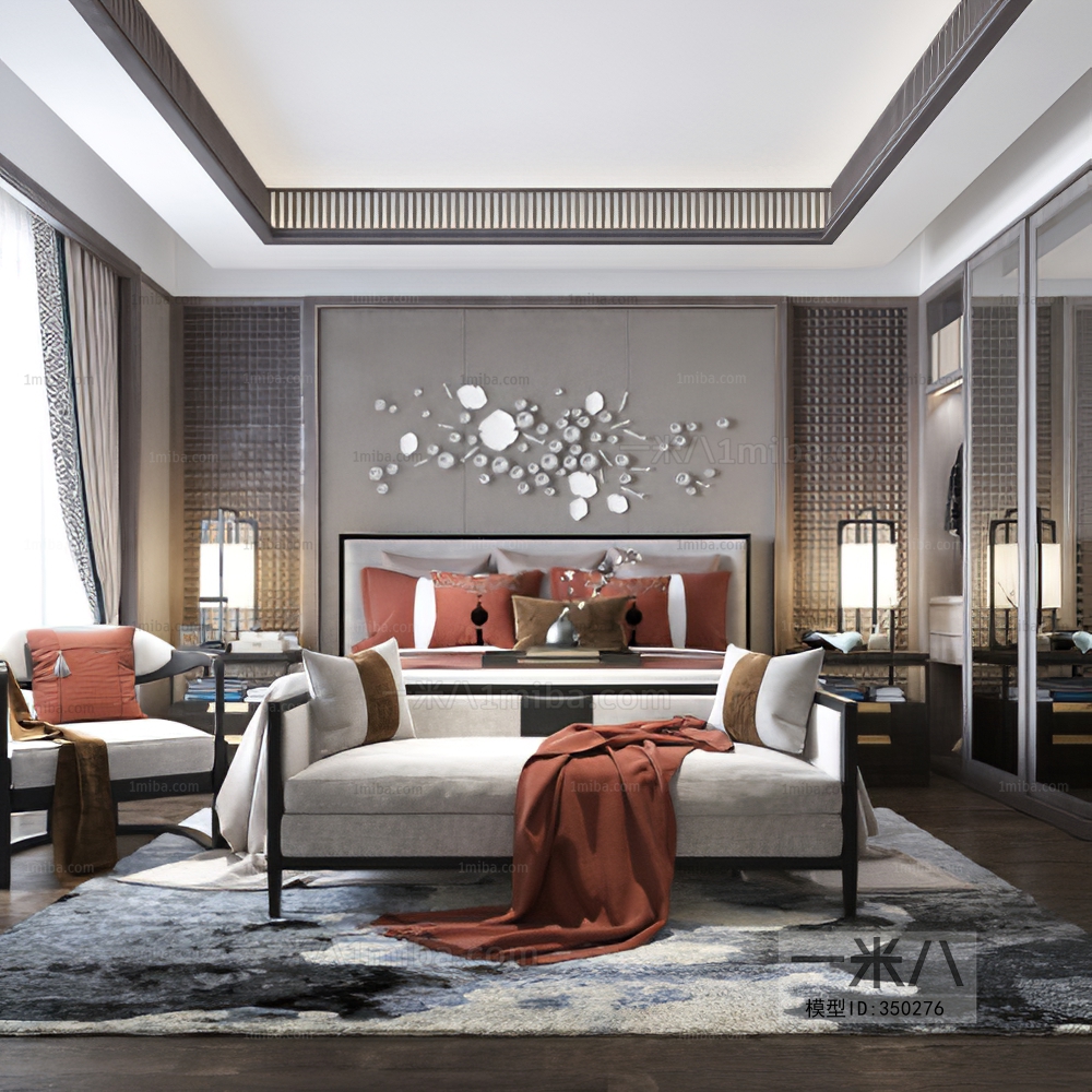 New Chinese Style Bedroom