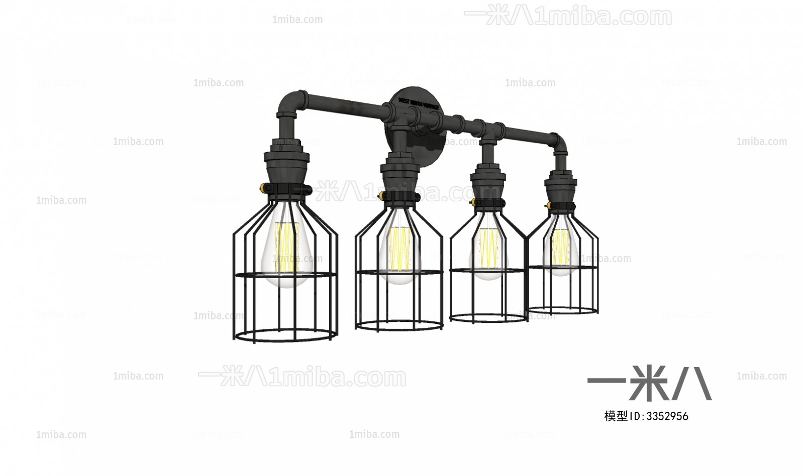 Industrial Style Wall Lamp