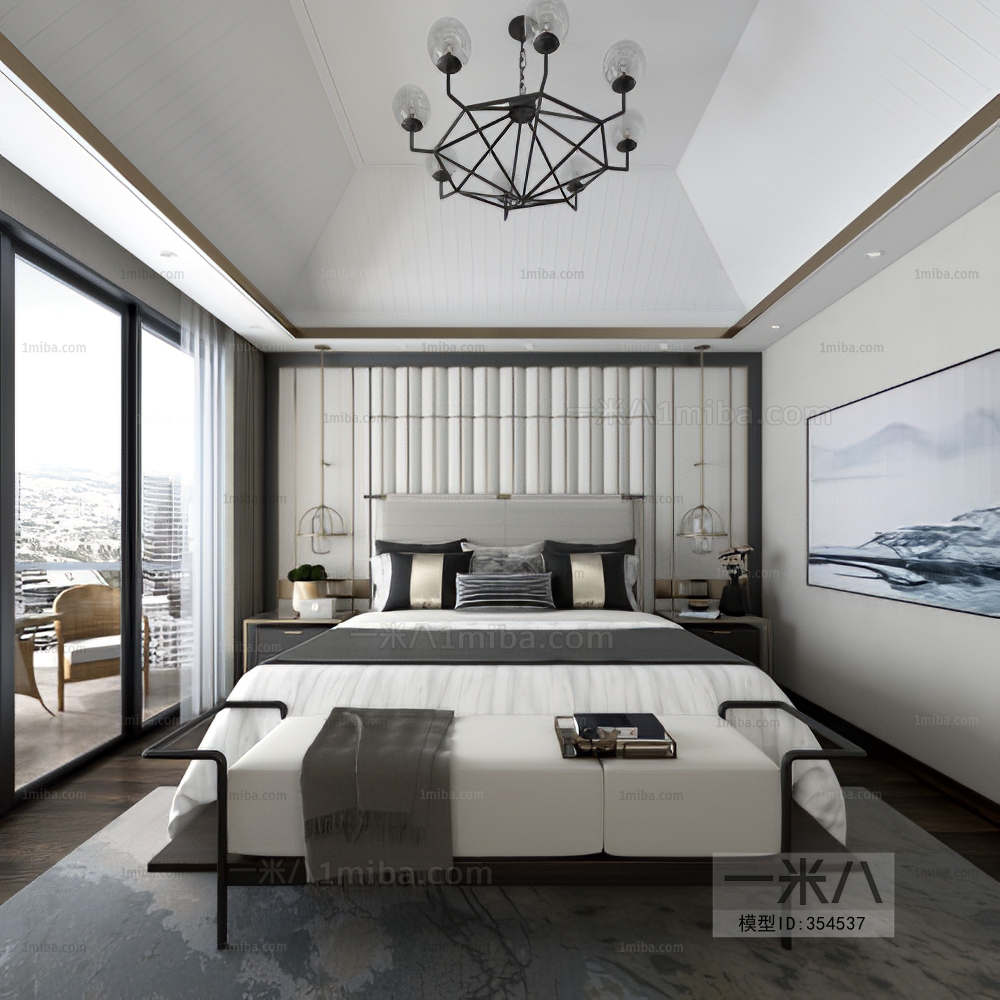 New Chinese Style Bedroom