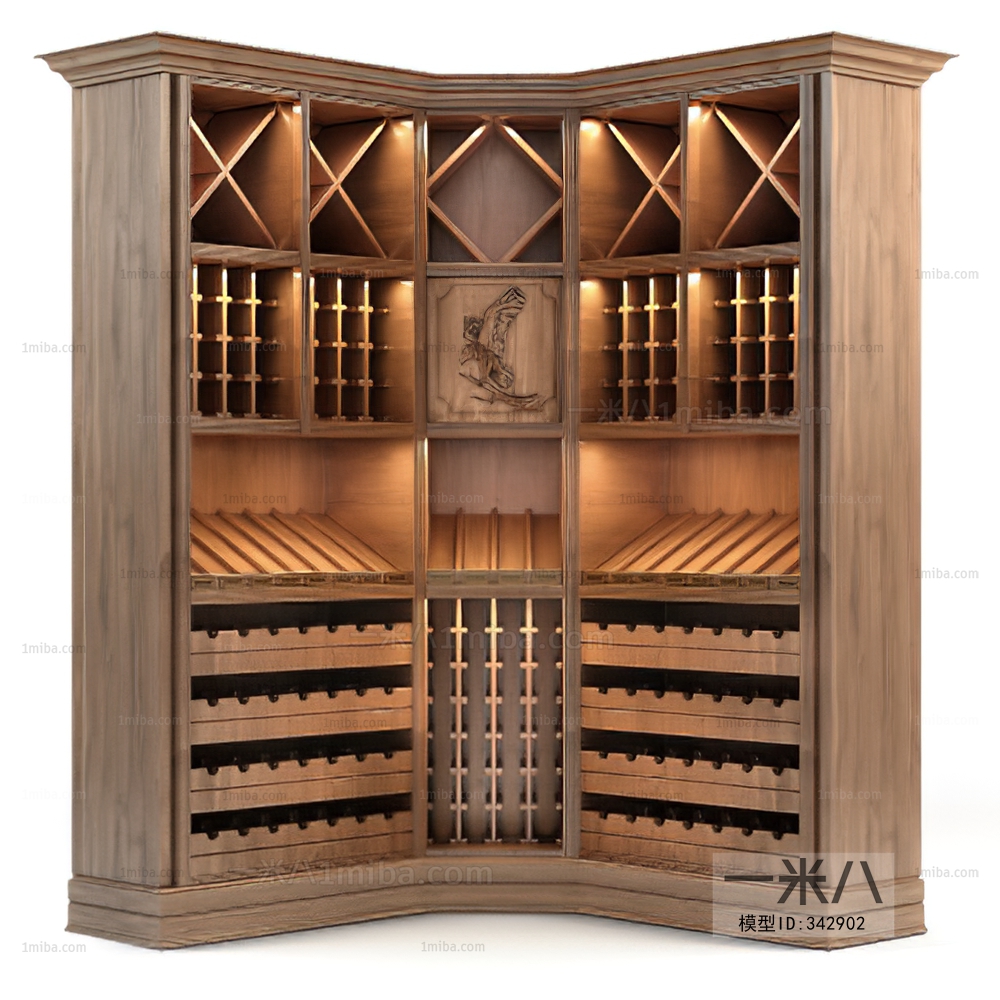 European Style Wine Cabinet