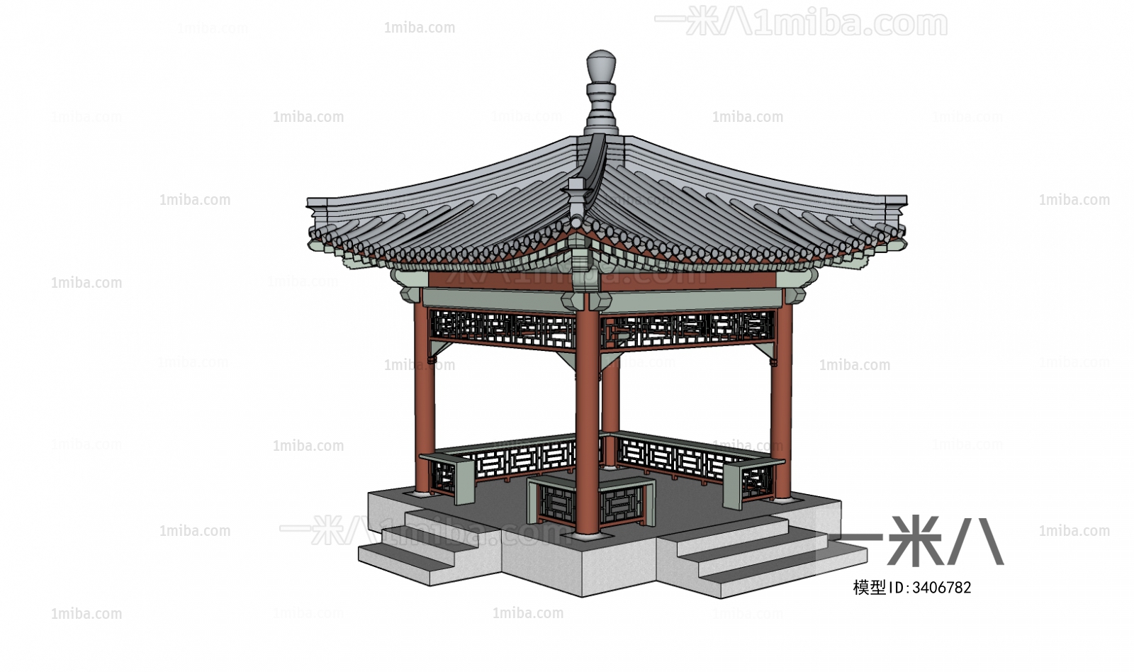 Chinese Style Ancient Architectural Buildings