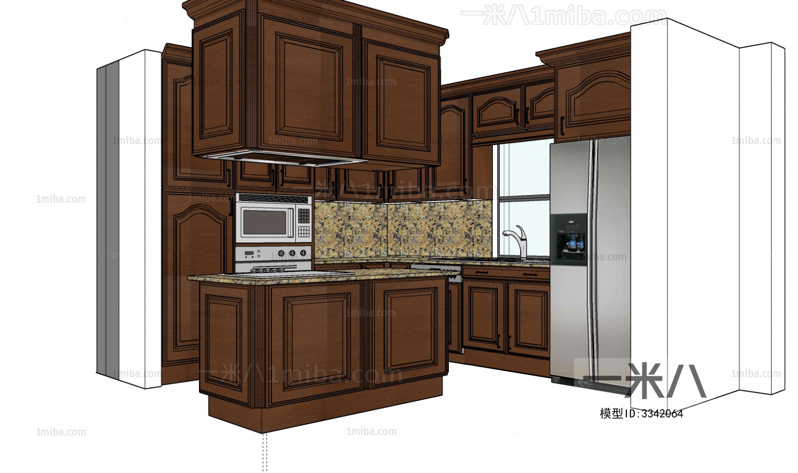 European Style Kitchen Cabinet