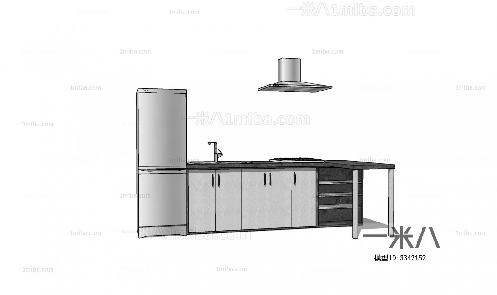 Modern Kitchen Cabinet