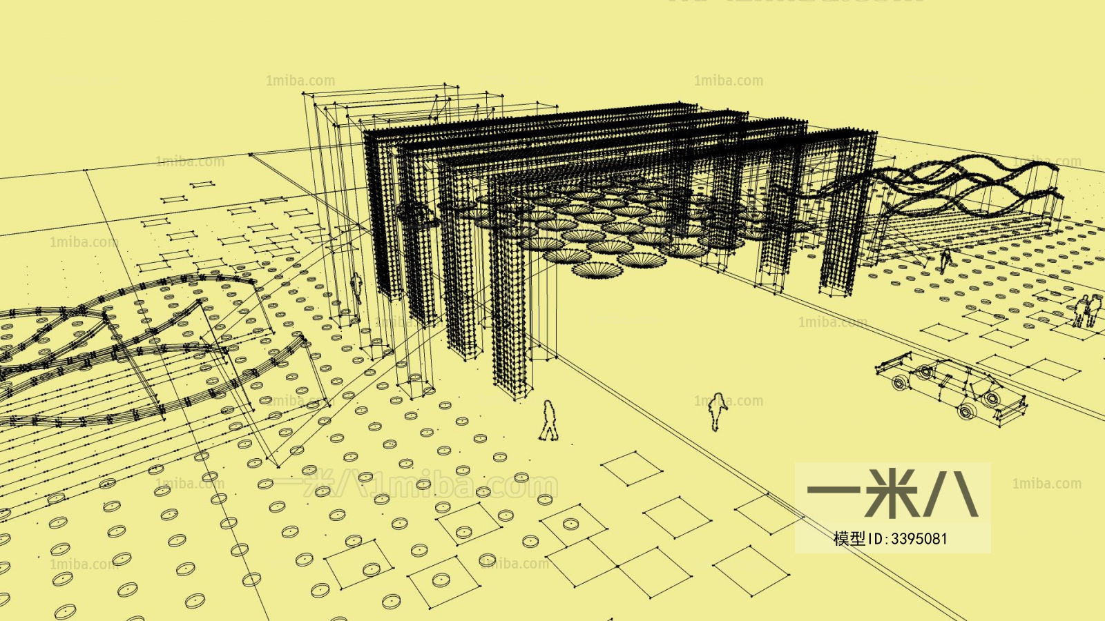 Modern Architectural Bird's-eye View Planning