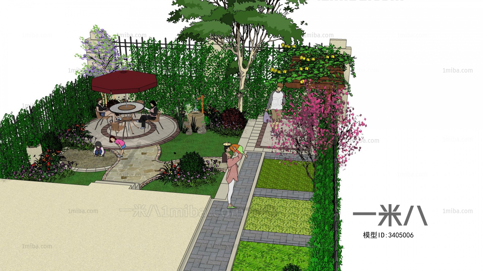 New Chinese Style Courtyard/landscape