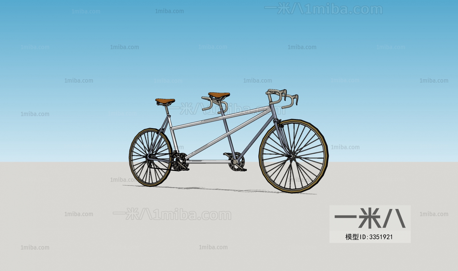 现代双人自行车