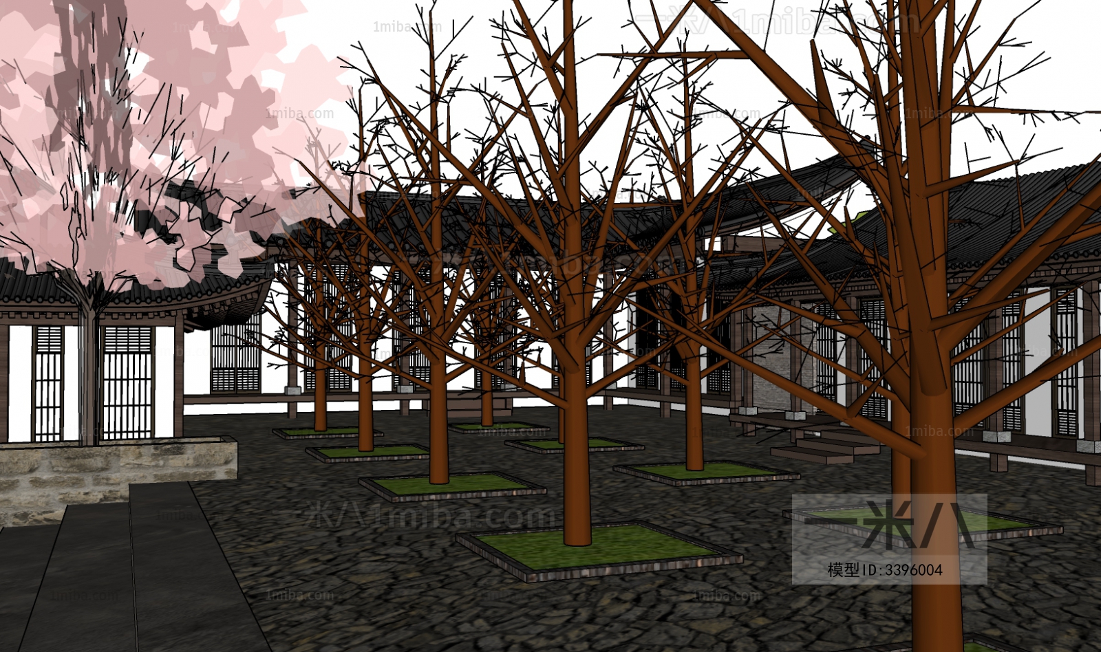 New Chinese Style Courtyard/landscape