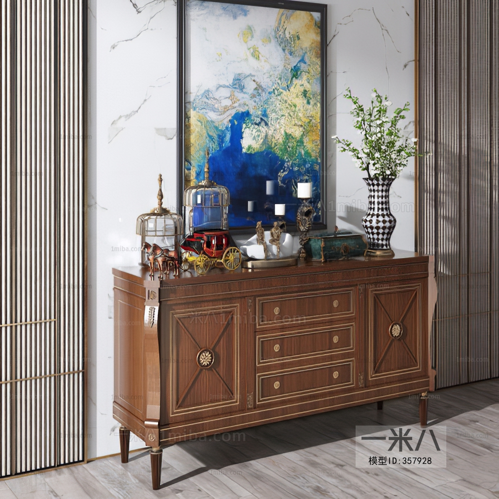 American Style Side Cabinet/Entrance Cabinet