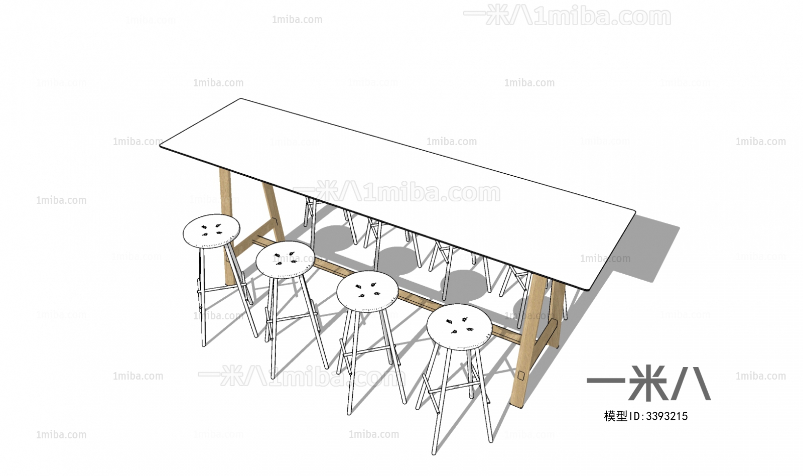 Nordic Style Dining Table And Chairs