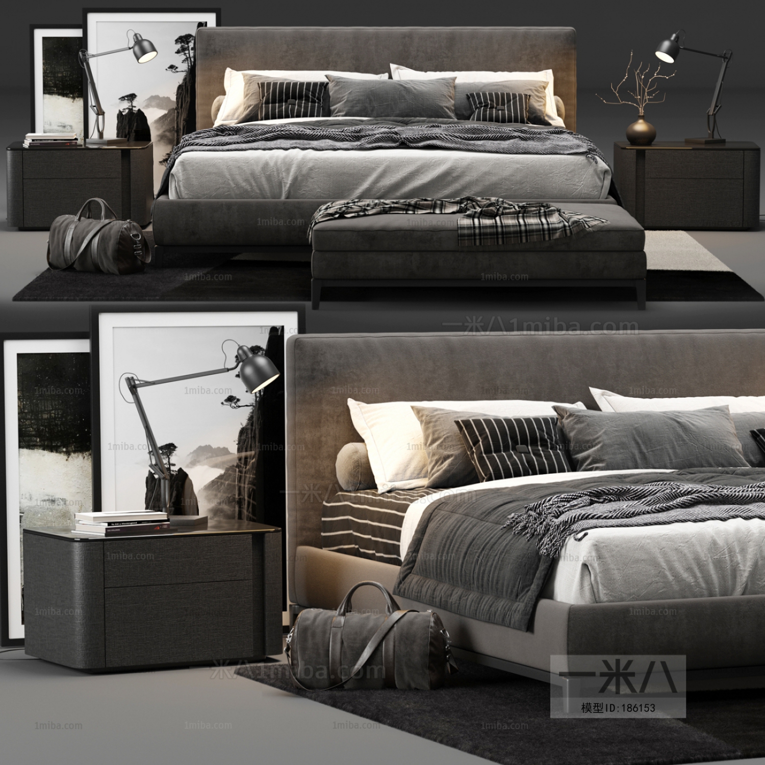 Modern Double Bed