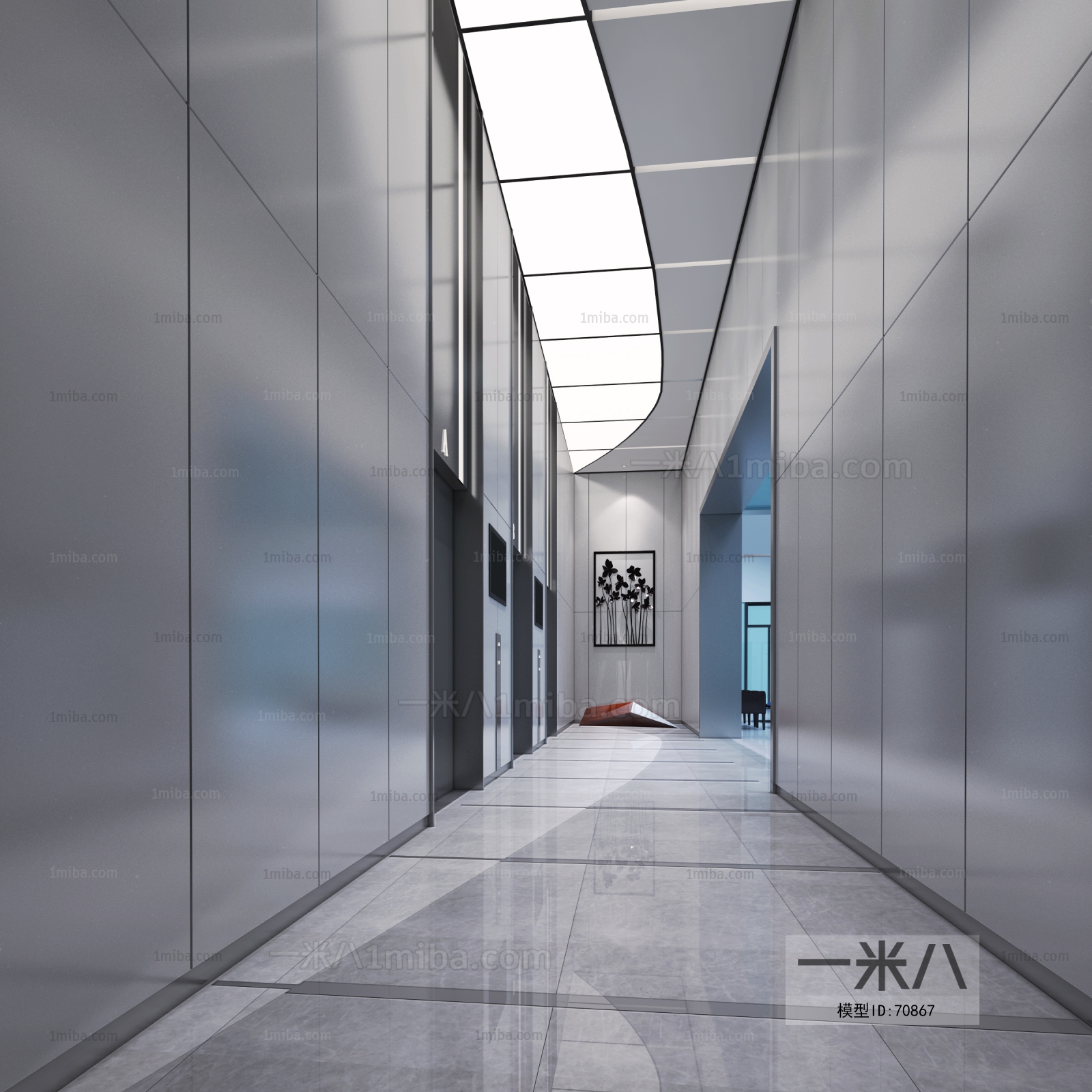 Modern Corridor/elevator Hall