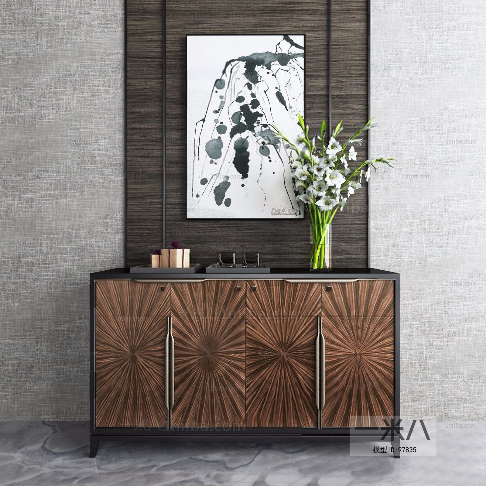 New Chinese Style Side Cabinet/Entrance Cabinet