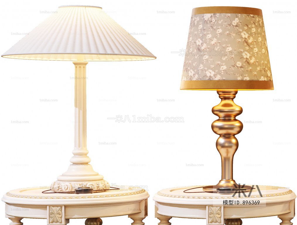 Simple European Style Table Lamp