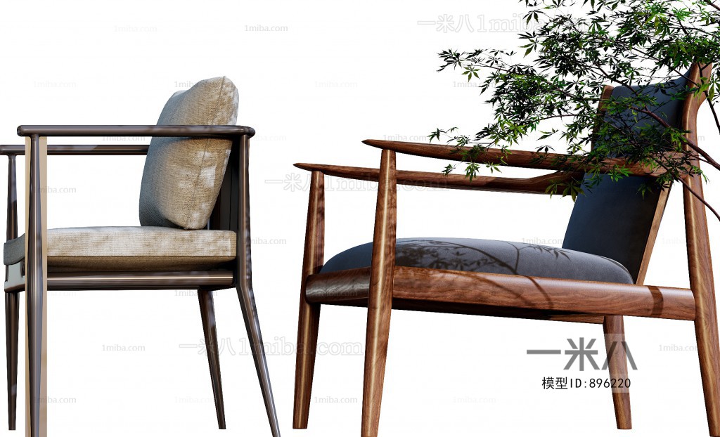 New Chinese Style Lounge Chair