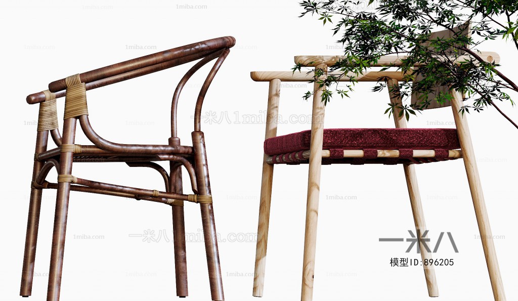 New Chinese Style Lounge Chair