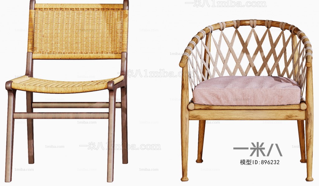 New Chinese Style Lounge Chair