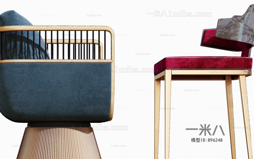 New Chinese Style Lounge Chair