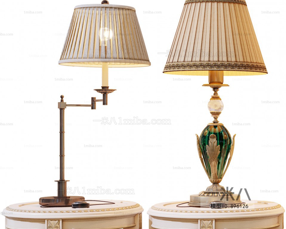 Simple European Style Table Lamp