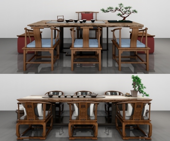 New Chinese Style Tea Tables And Chairs-ID:221735419