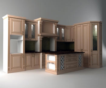 European Style Kitchen Cabinet-ID:180550883