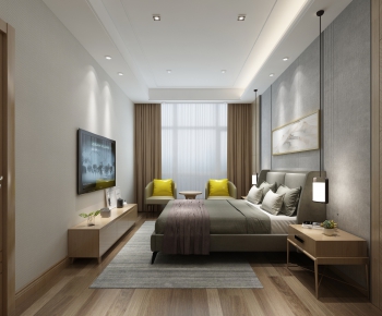 New Chinese Style Bedroom-ID:472960452