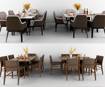 New Chinese Style Dining Table And Chairs-ID:912660138