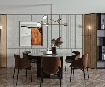 Modern Dining Table And Chairs-ID:257107644