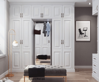 Simple European Style Clothes Storage Area-ID:665750483