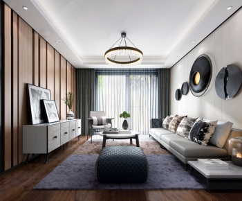 Modern A Living Room-ID:879245957