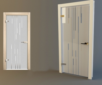 Modern Solid Wood Door-ID:607641558